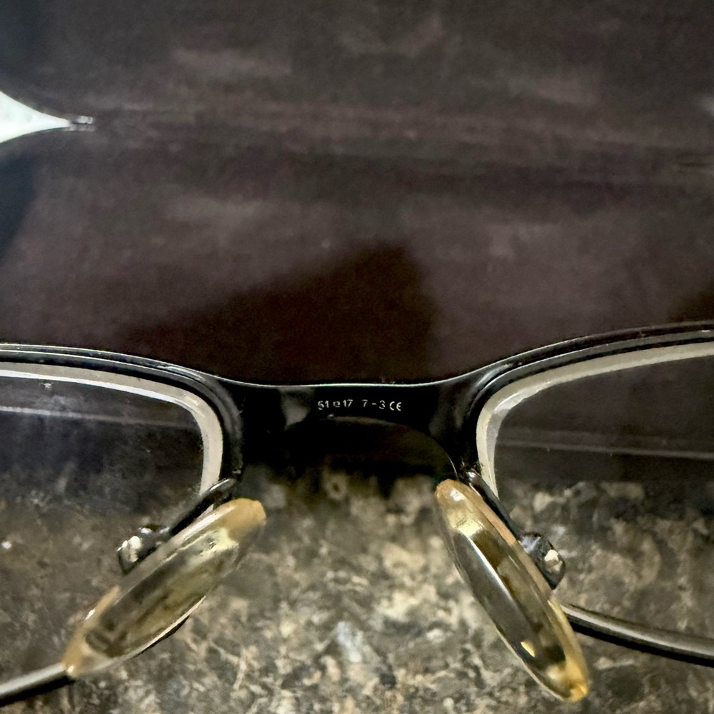 Prescription Gucci Black Rectangular Eyeglasses W… - image 3